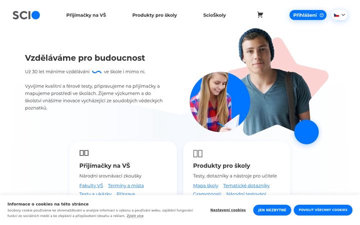 Screenshot of scio.cz