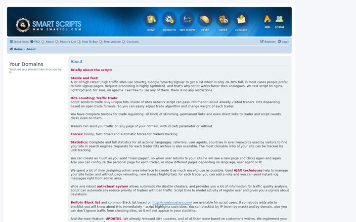 Screenshot of scjtds.com
