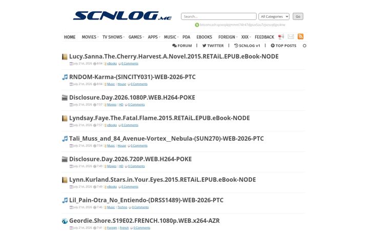 Screenshot von scnlog.me