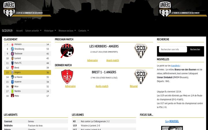 Screenshot of sco1919.com