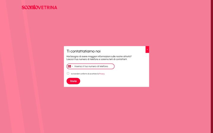 Screenshot of scontovetrina.it