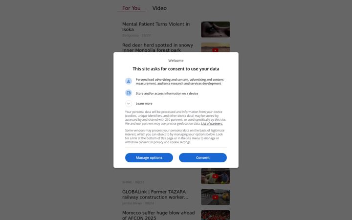 Screenshot of scooper.news