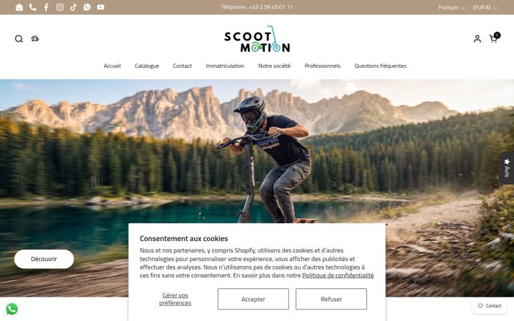 Screenshot of scoot-motion.com