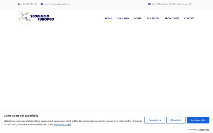 Skærmbillede af scopificioeuropeo.com