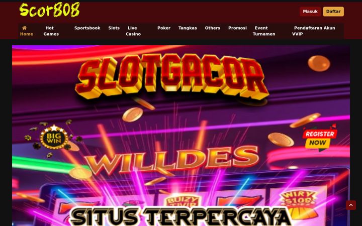 Screenshot of scor808.net