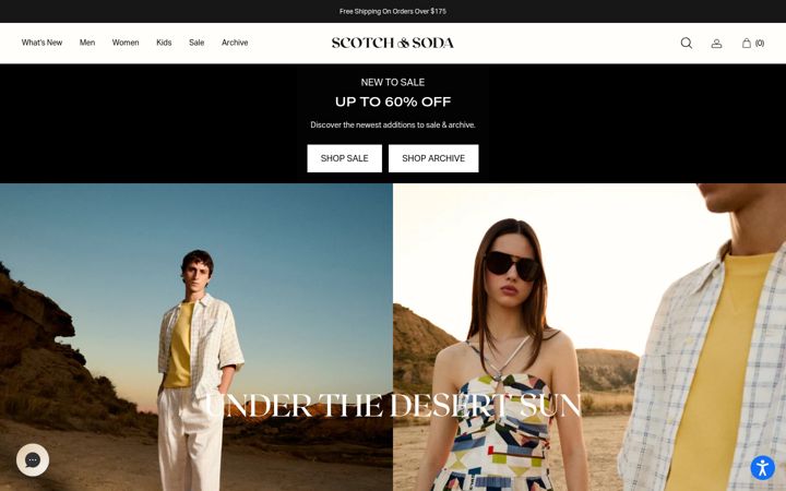 Screenshot of scotch-soda.com