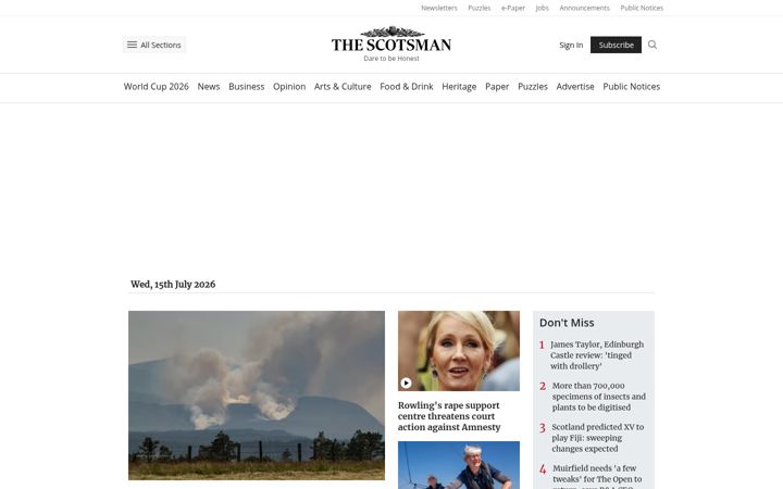 Screenshot of scotsman.com