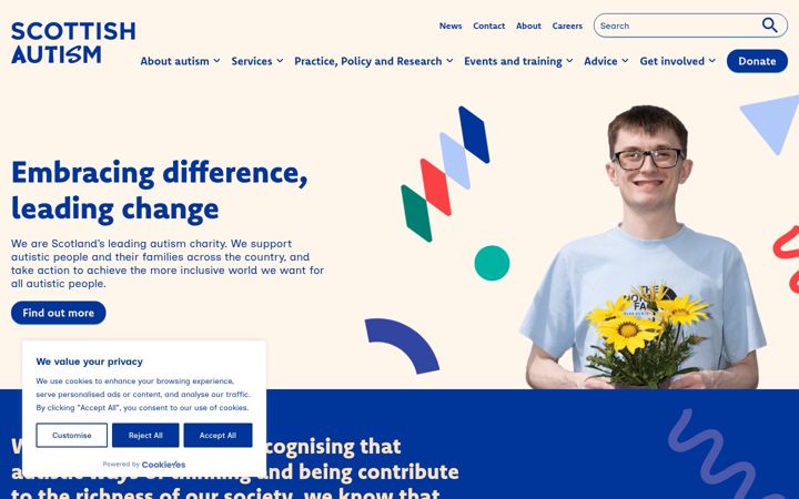 Screenshot of scottishautism.org