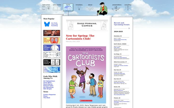 Screenshot of scottmccloud.com