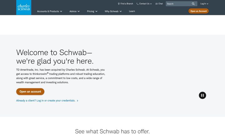 Screenshot of scottrade.com