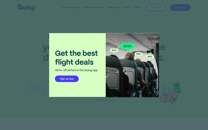 Screenshot of scottscheapflights.com