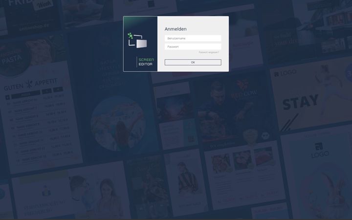 Screenshot of screen-editor.de