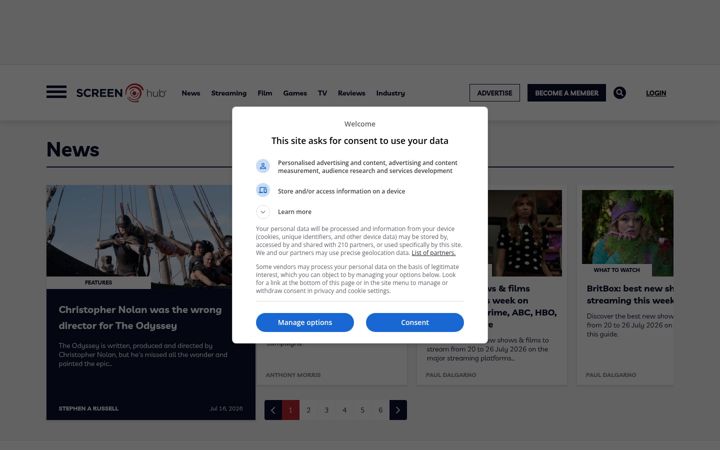 Screenshot of screenhub.com.au