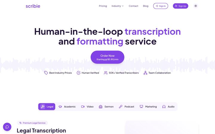 scribie.com