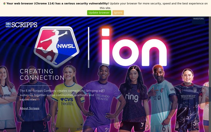 Screenshot of scripps.com