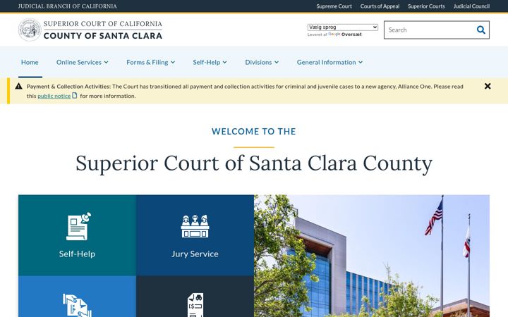 Screenshot of scscourt.org