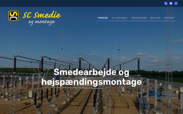 Screenshot of scsmedie.dk