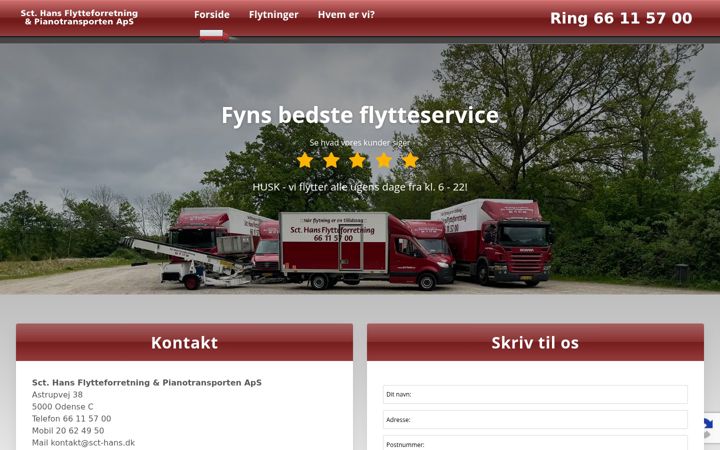 Képernyőkép: sct-hans.dk