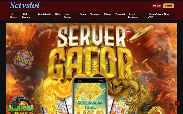 Screenshot of sctvslot.net
