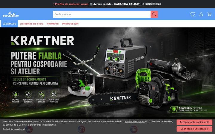 Screenshot di scule365.ro