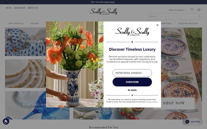 Screenshot of scullyandscully.com