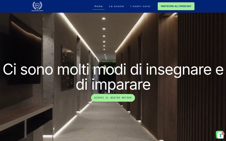Skærmbillede af scuolafuturolavoro.it