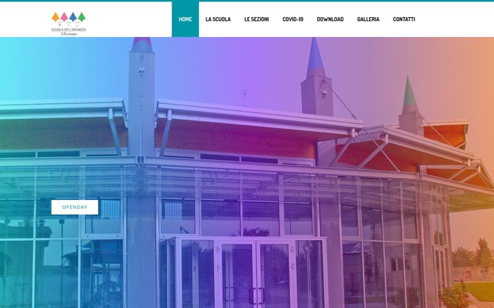 Screenshot of scuolainfanziarudiano.it