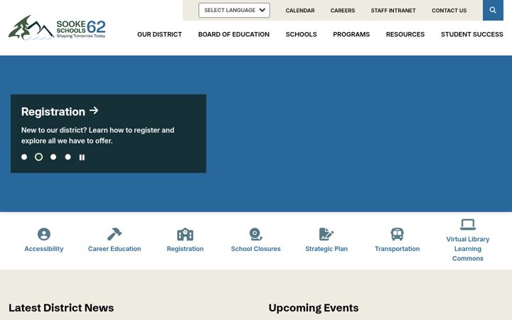 Screenshot of sd62.bc.ca