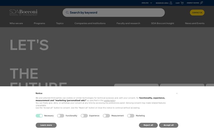 Screenshot of sdabocconi.it