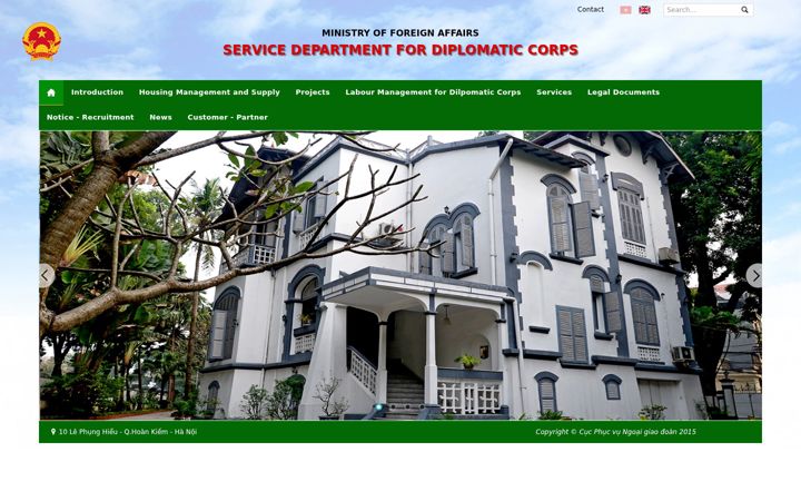 Screenshot του sddc.gov.vn