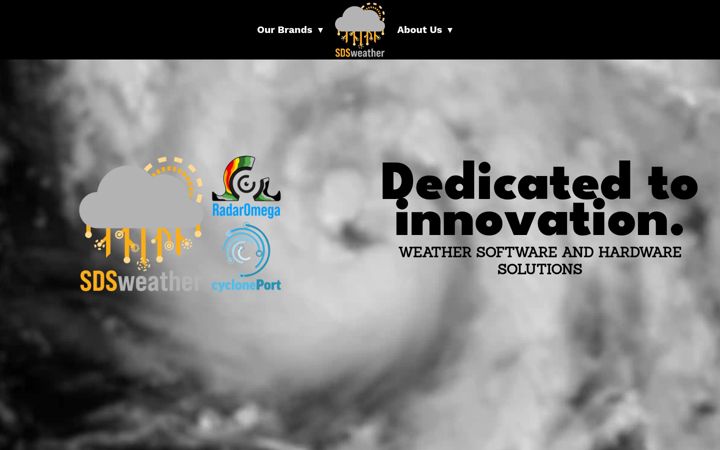 Screenshot of sdsweather.com