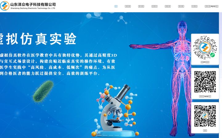 Screenshot of sdzzdzkj.com