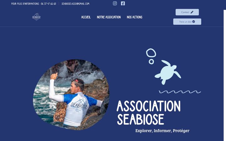 Screenshot von seabiose.com