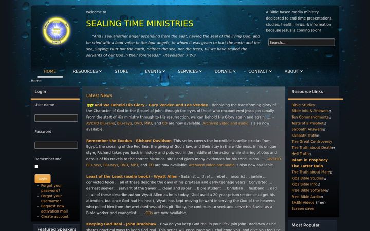 Screenshot of sealingtime.com