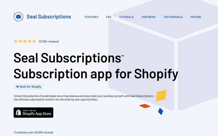Екранна снимка на sealsubscriptions.com