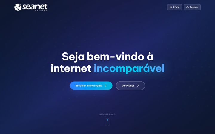 Screenshot of seanet.com.br