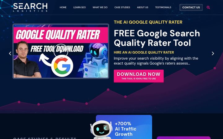 Screenshot of searchlogistics.com