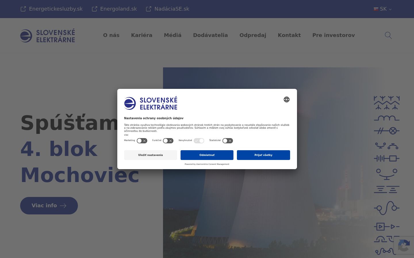 Screenshot tal-banner tal-kunsens muri qabel kwalunkwe interazzjoni