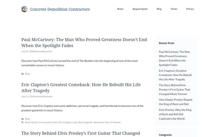 Screenshot von seattleconcreteremoval.com