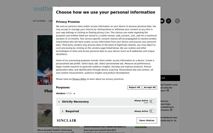 Screenshot of seattlerefined.com