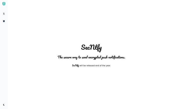 Screenshot of secntfy.app