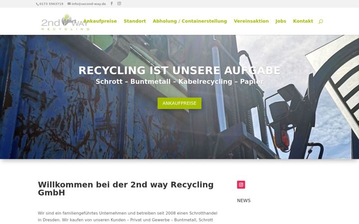 Screenshot of second-way.de