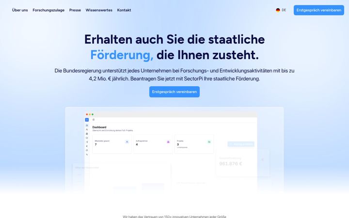 Screenshot of sectorpi.com