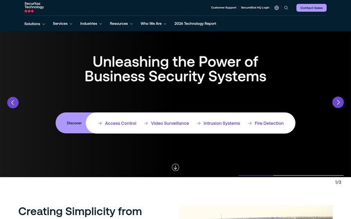 Screenshot von secumonitoring.com