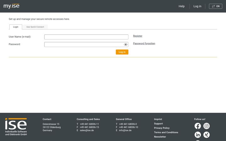 Screenshot of securedeviceaccess.net