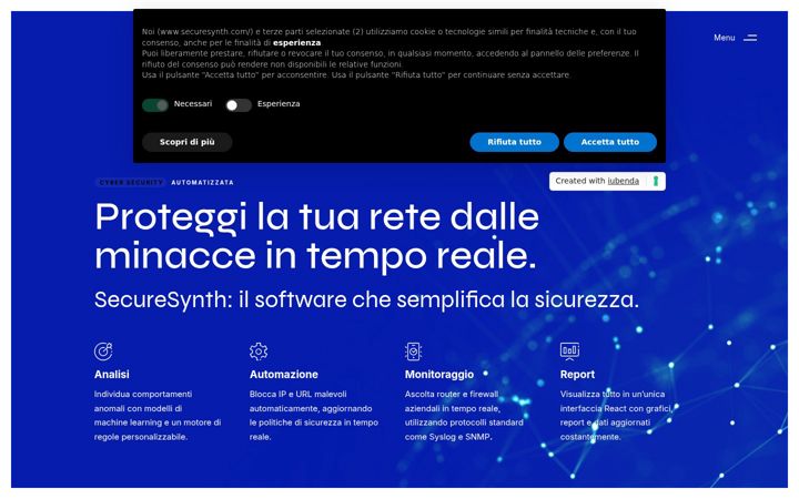 Captură de ecran a securesynth.com