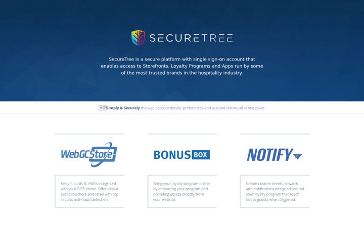 Screenshot of securetree.com