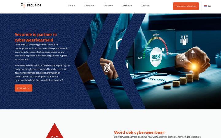 Screenshot of securide.nl