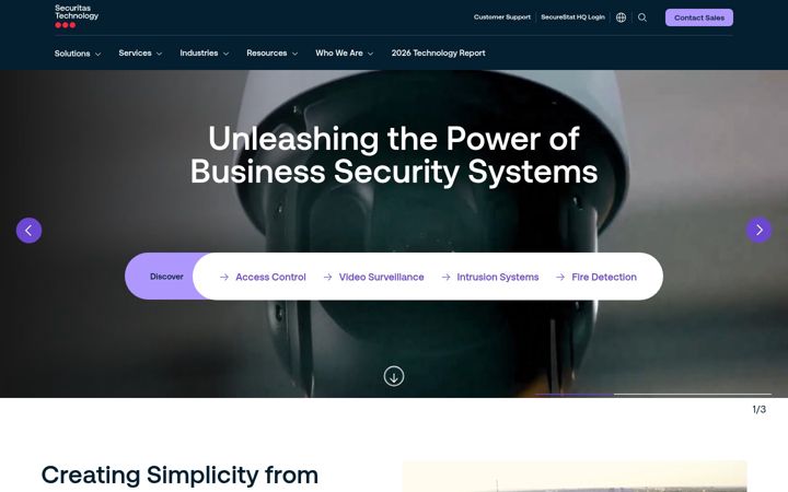 Screenshot of securitastechnology.com