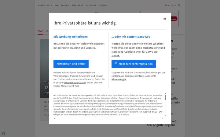 Screenshot of security-insider.de